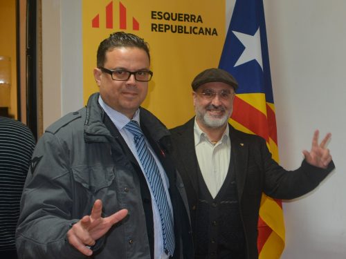 BARCELLONA (Catalunya) 12 DICEMBRE 2015: Incontro della Segreteria Nazionale del FNS “Sicilia Indipendente” con Esquerra Republicana de Catalunya